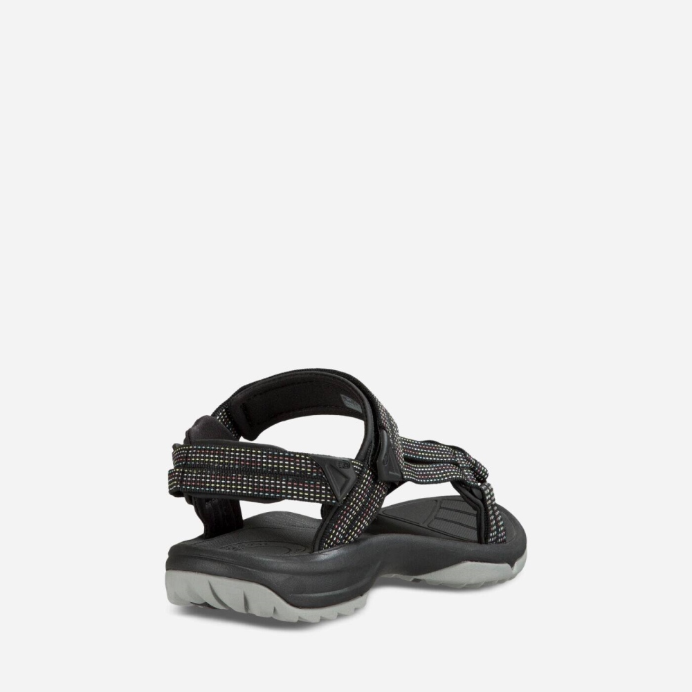 Black Grey Women's Teva Terra Fi Lite Hiking Sandals | 689-DRWOXP