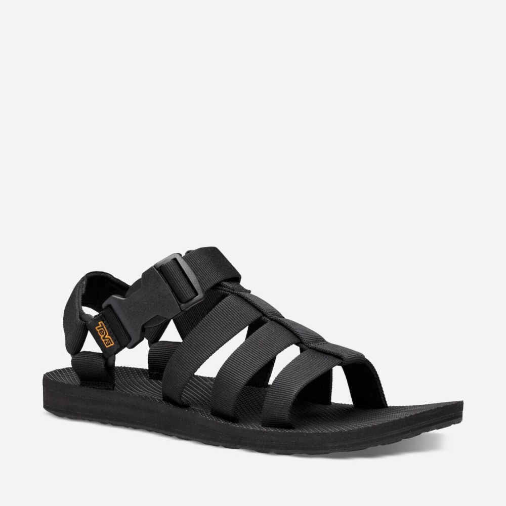 Black Men's Teva Original Dorado Hiking Sandals | 367-RYATWI
