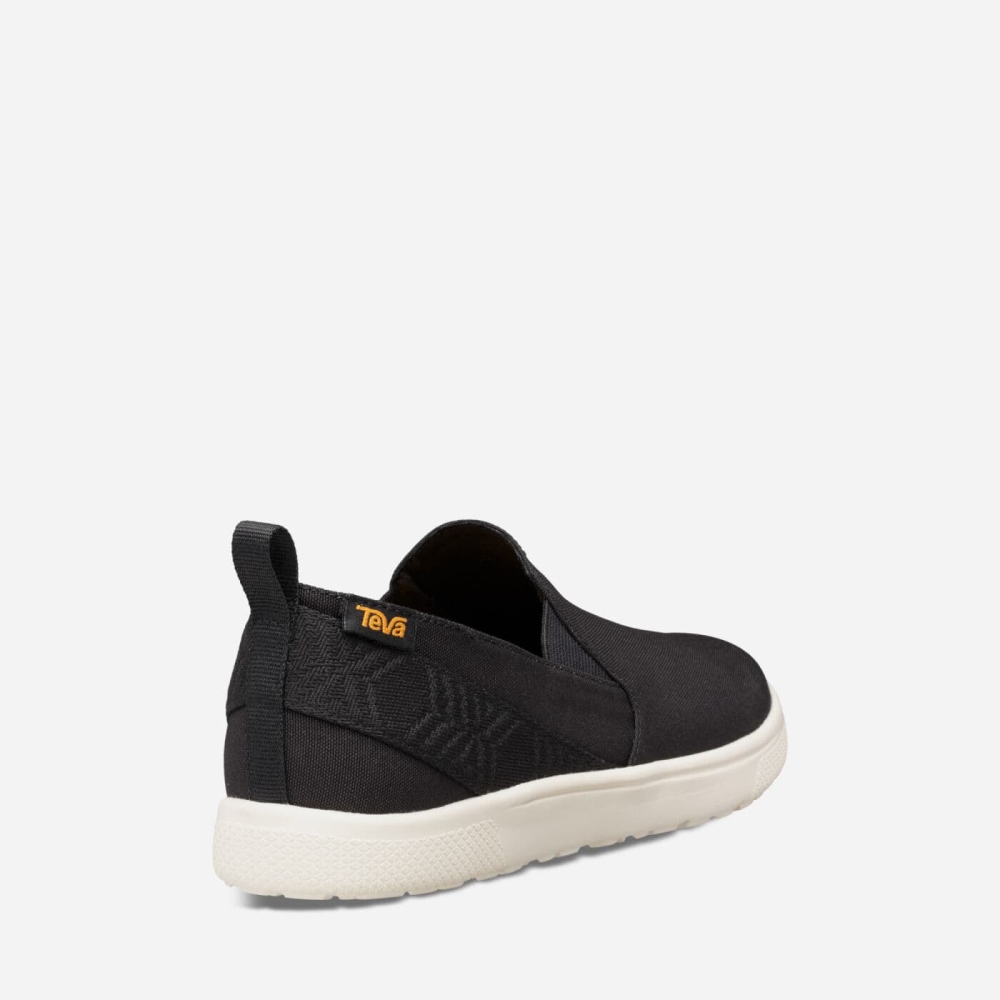 Black Men's Teva Voya Slip On Slip On Shoes | 031-QLXTYS