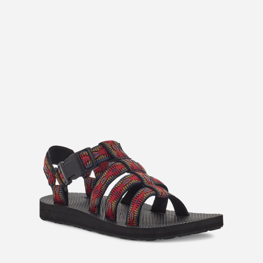 Black Red Women's Teva Original Dorado Hiking Sandals | 541-TZFNKW