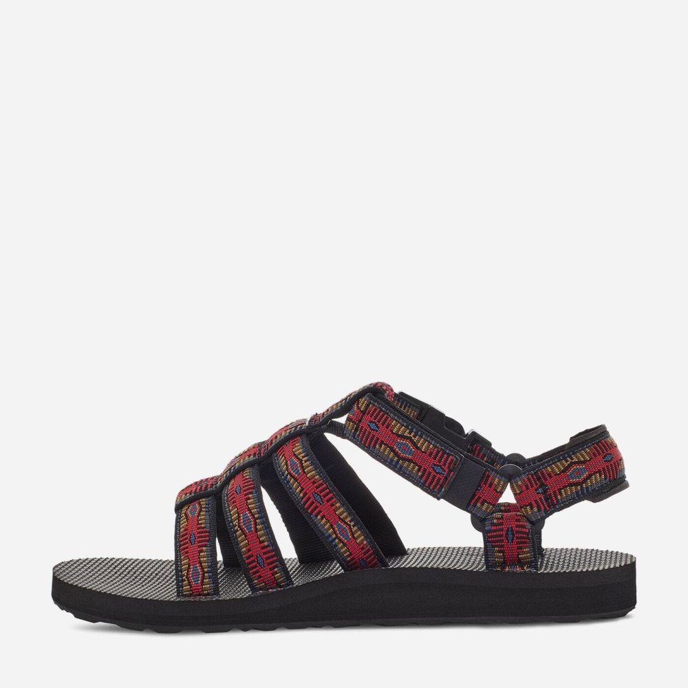 Black Red Women's Teva Original Dorado Hiking Sandals | 541-TZFNKW