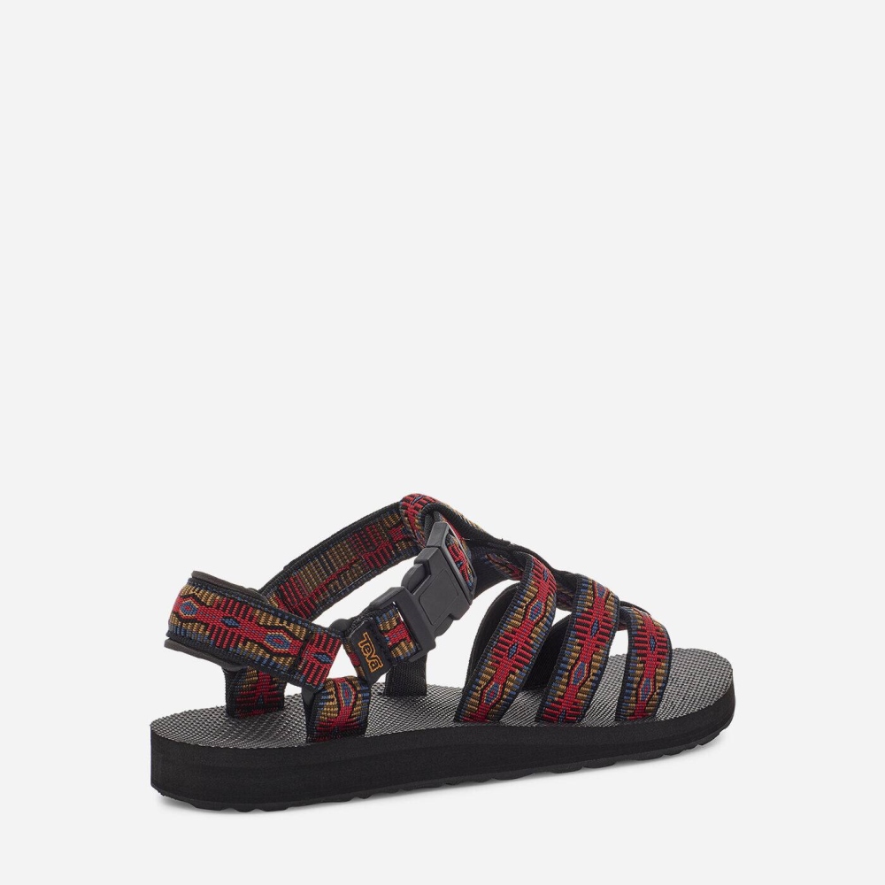 Black Red Women's Teva Original Dorado Hiking Sandals | 541-TZFNKW