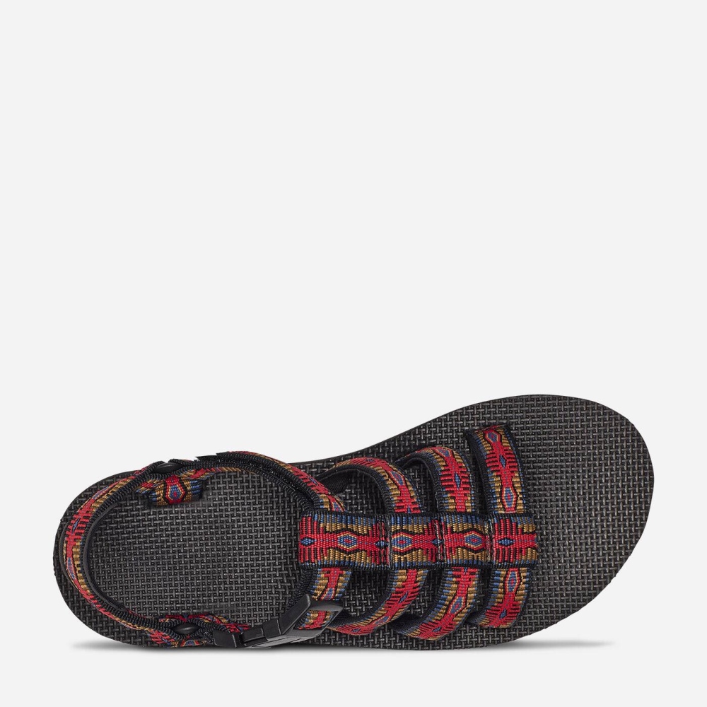 Black Red Women's Teva Original Dorado Hiking Sandals | 541-TZFNKW
