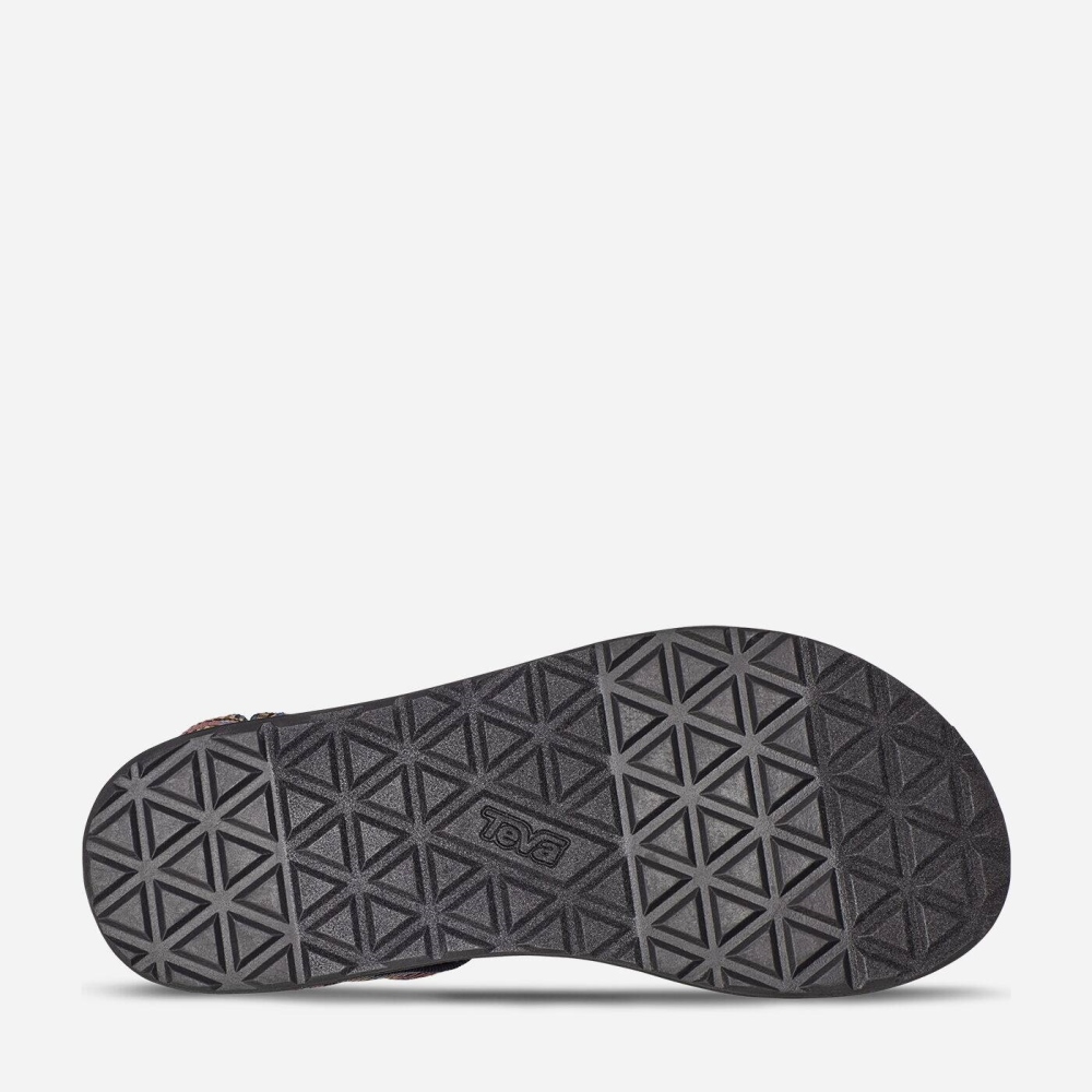 Black Red Women's Teva Original Universal Hiking Sandals | 502-CZXSPK