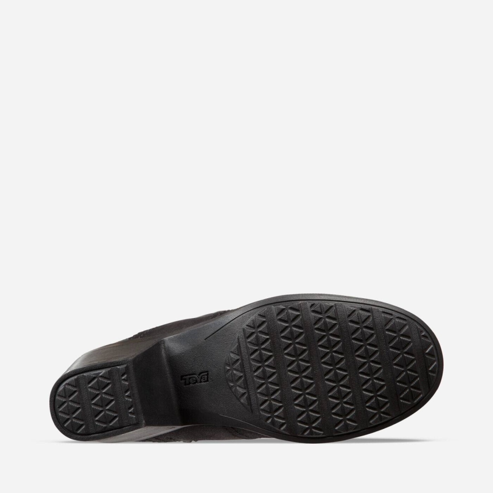 Black Women's Teva Anaya Tall WP Boots | 098-QZLSVI
