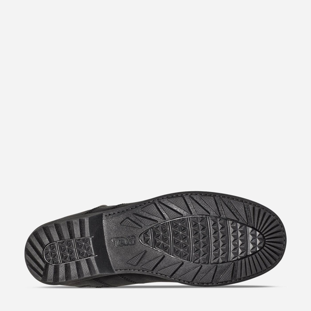 Black Women's Teva Ellery Ankle WP Boots | 932-JZGMST