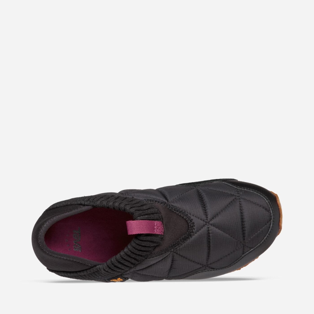 Black Women's Teva Ember Moc Slip On Shoes | 465-SMLFGQ