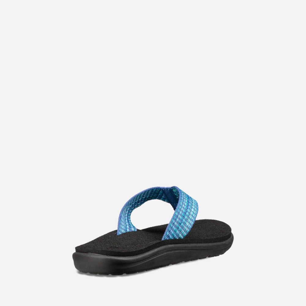 Blue Women's Teva Voya Flip Flops | 658-KIFBOT