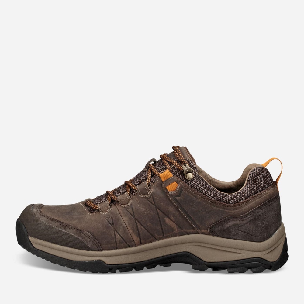 Brown Men's Teva Arrowood Riva WP Lace Up Shoes | 490-GZAYTP