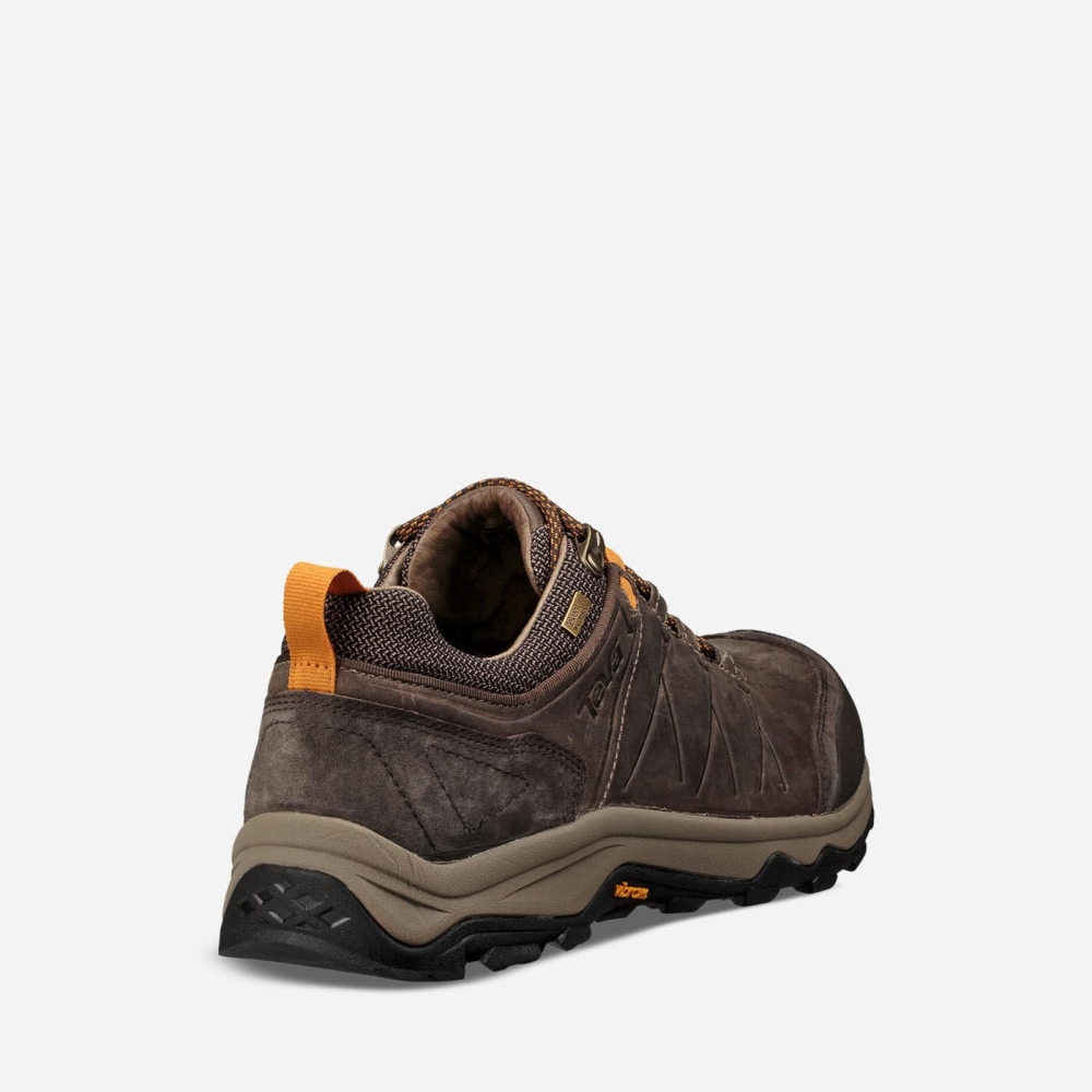 Brown Men's Teva Arrowood Riva WP Lace Up Shoes | 490-GZAYTP