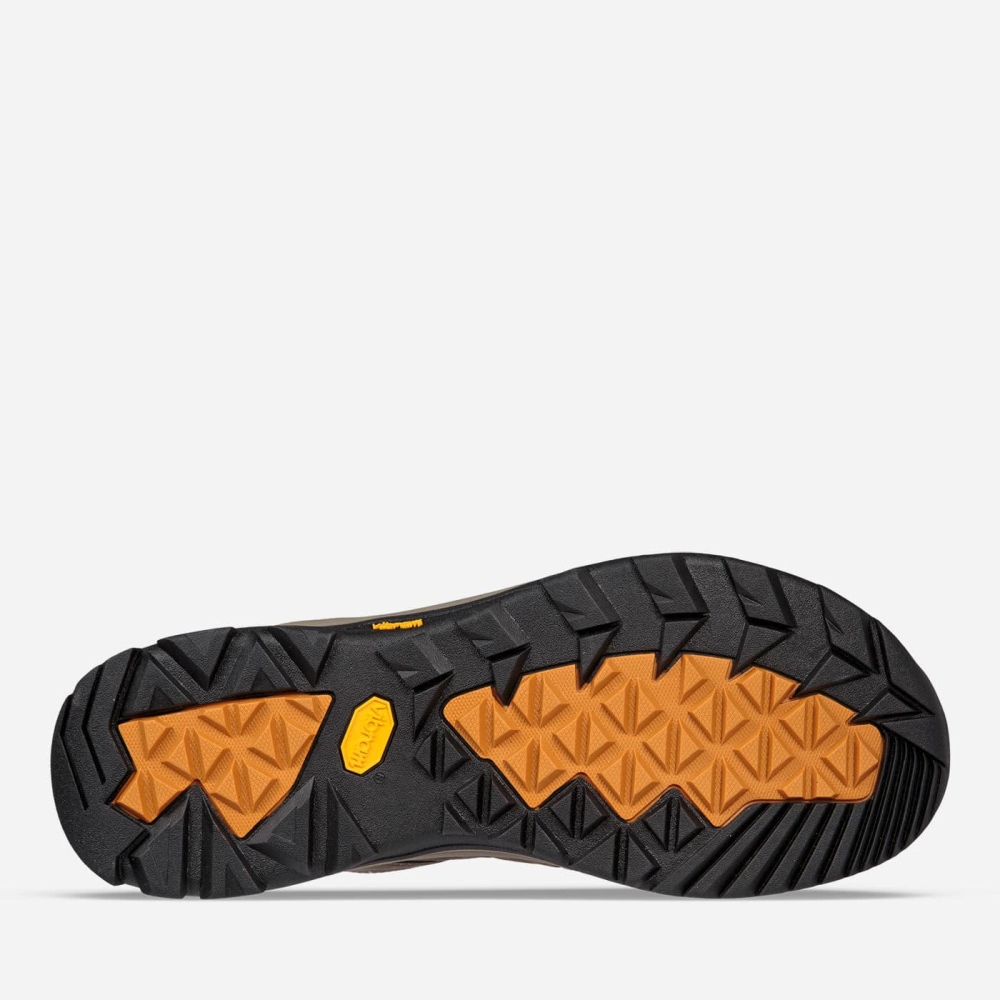 Brown Men's Teva Arrowood Riva WP Lace Up Shoes | 490-GZAYTP