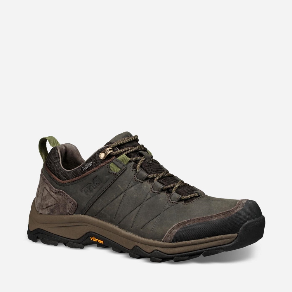 Brown Men's Teva Arrowood Riva WP Lace Up Shoes | 827-MEWFVY