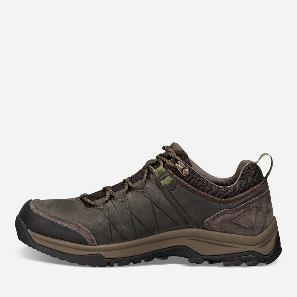 Brown Men's Teva Arrowood Riva WP Lace Up Shoes | 827-MEWFVY