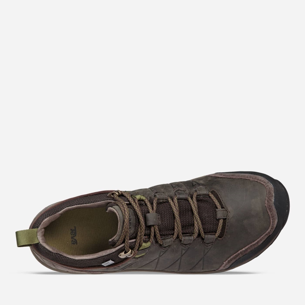 Brown Men's Teva Arrowood Riva WP Lace Up Shoes | 827-MEWFVY