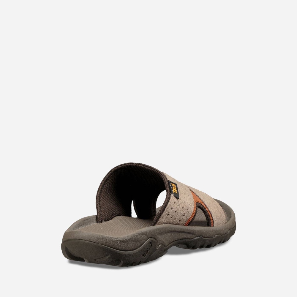 Brown Men's Teva Katavi 2 Slide Hiking Sandals | 596-XWVKDS