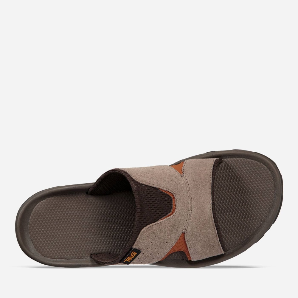 Brown Men's Teva Katavi 2 Slide Hiking Sandals | 596-XWVKDS
