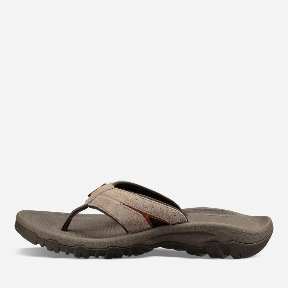 Brown Men's Teva Katavi 2 Thong Hiking Sandals | 231-WIKHYS