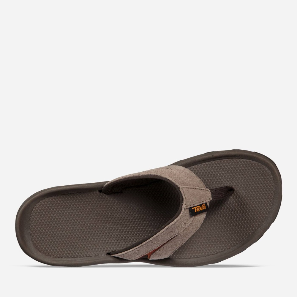 Brown Men's Teva Katavi 2 Thong Hiking Sandals | 231-WIKHYS