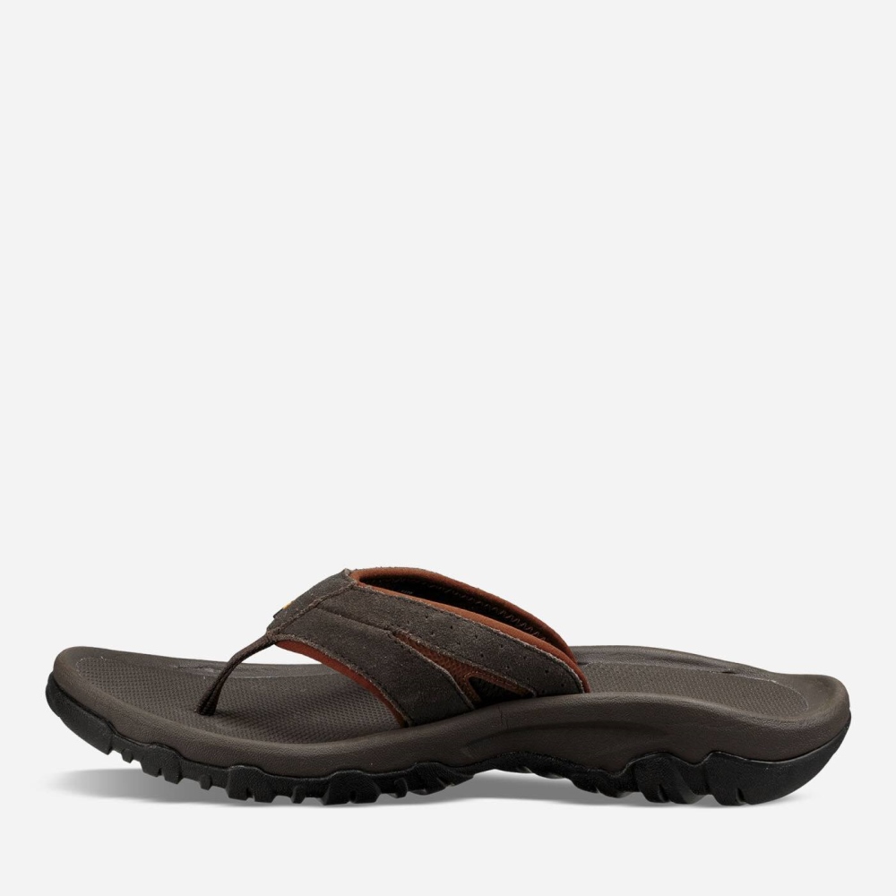 Brown Men's Teva Katavi 2 Thong Hiking Sandals | 943-PXQWTK