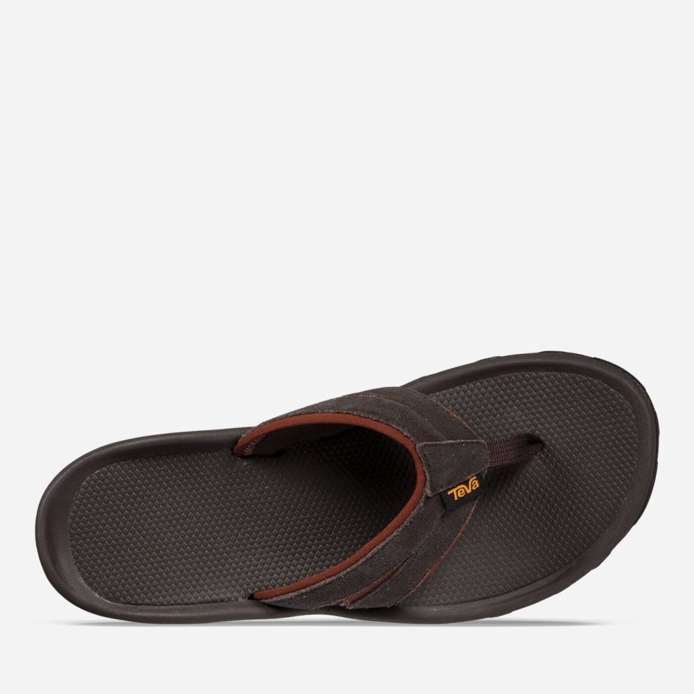 Brown Men's Teva Katavi 2 Thong Hiking Sandals | 943-PXQWTK