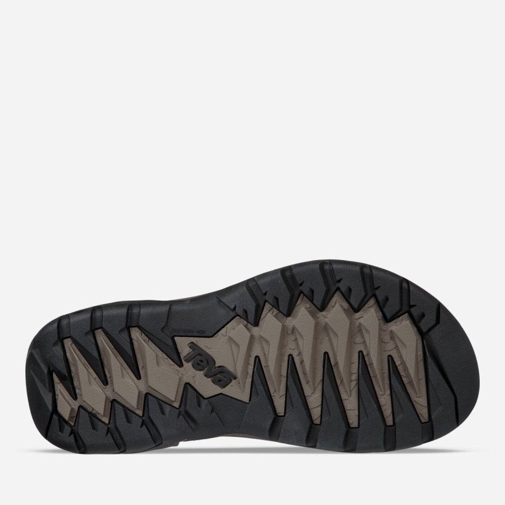 Brown Men's Teva Terra Fi 5 Universal Leather Sandals | 172-NUZLBX