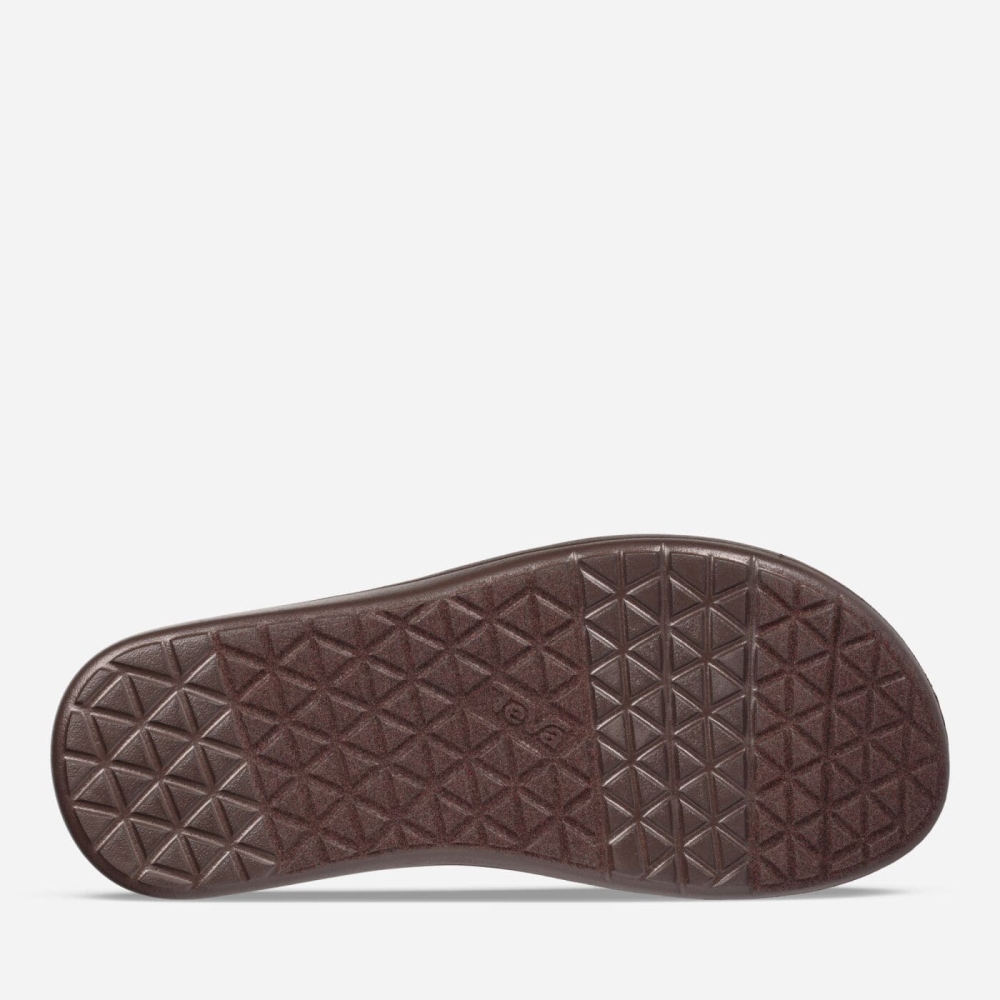 Brown Men's Teva Voya Flip Flops | 908-SLPRIM