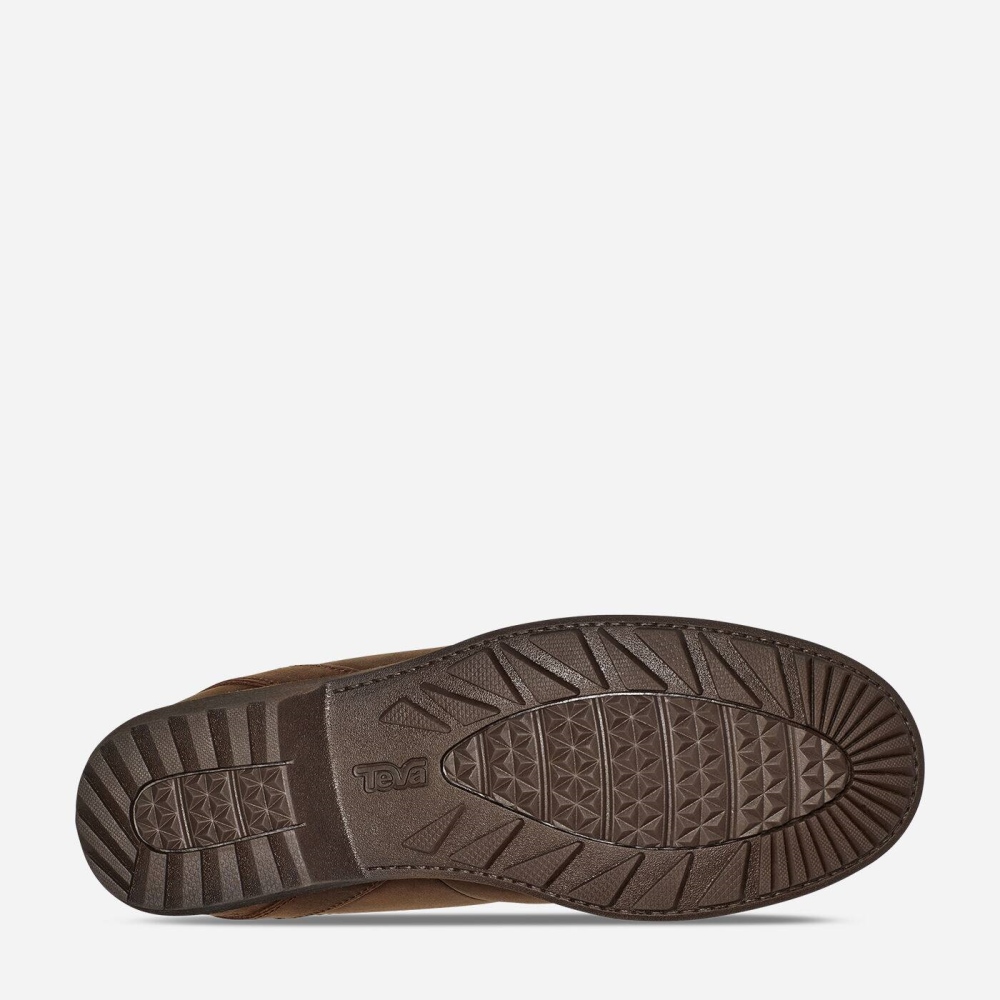 Brown Women's Teva Ellery Pull On WP Boots | 473-CGJSAV