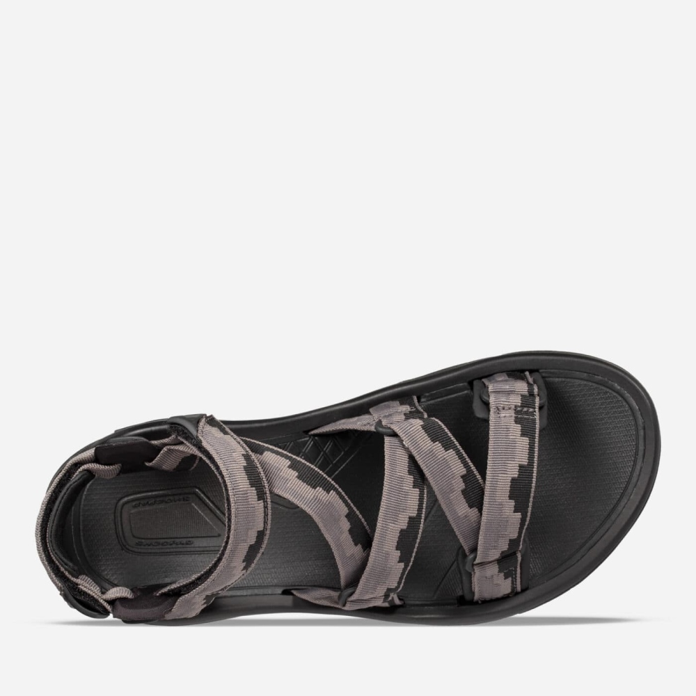 Dark Grey Men's Teva Terra Fi 5 Sport Sandals | 837-JCSDBG