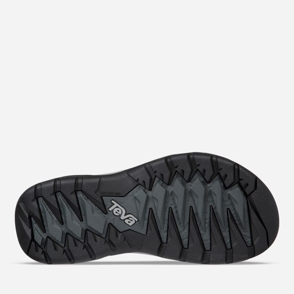 Dark Grey Men's Teva Terra Fi 5 Universal Leather Sandals | 543-GHYDTZ