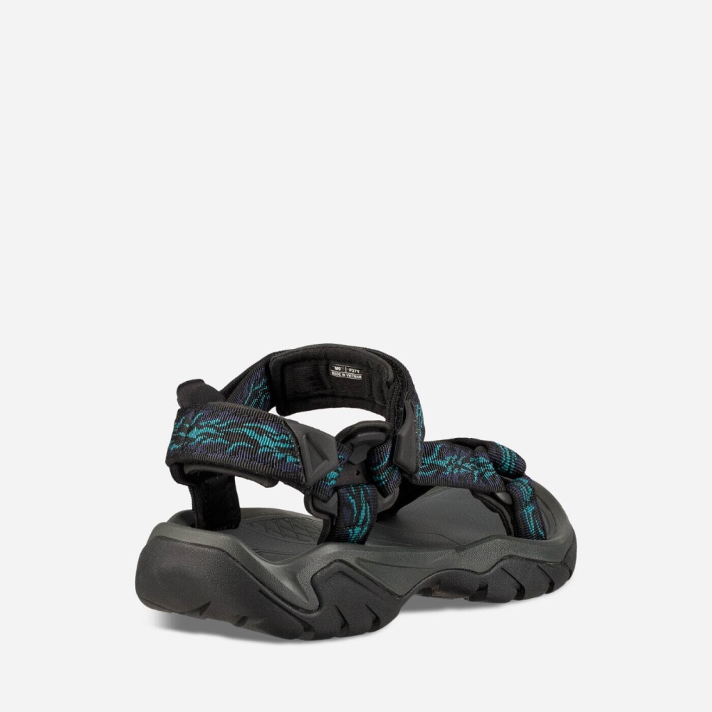 Dark Grey Men's Teva Terra Fi 5 Universal Sandals | 794-NQUPTM