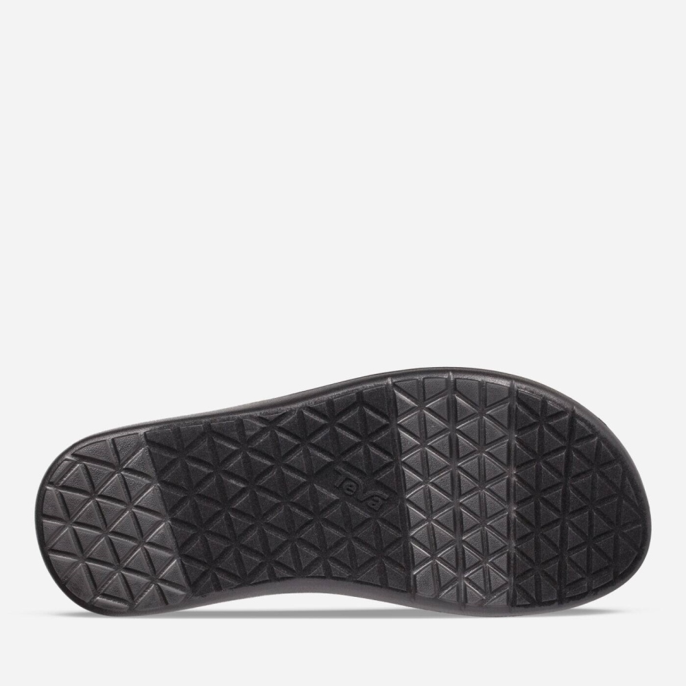Dark Grey Men's Teva Voya Flip Sandals | 482-DKZHTL
