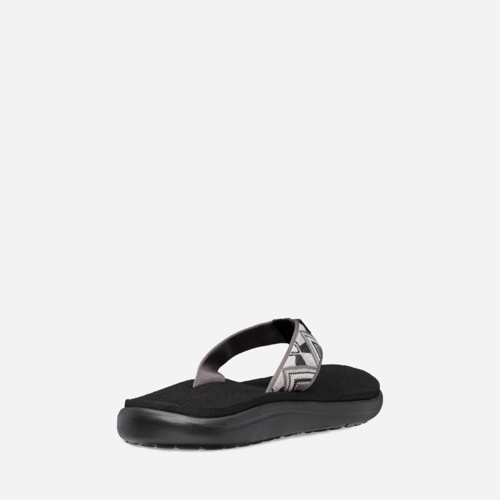 Dark Grey Women's Teva Voya Flip Flops | 697-ALRYCS