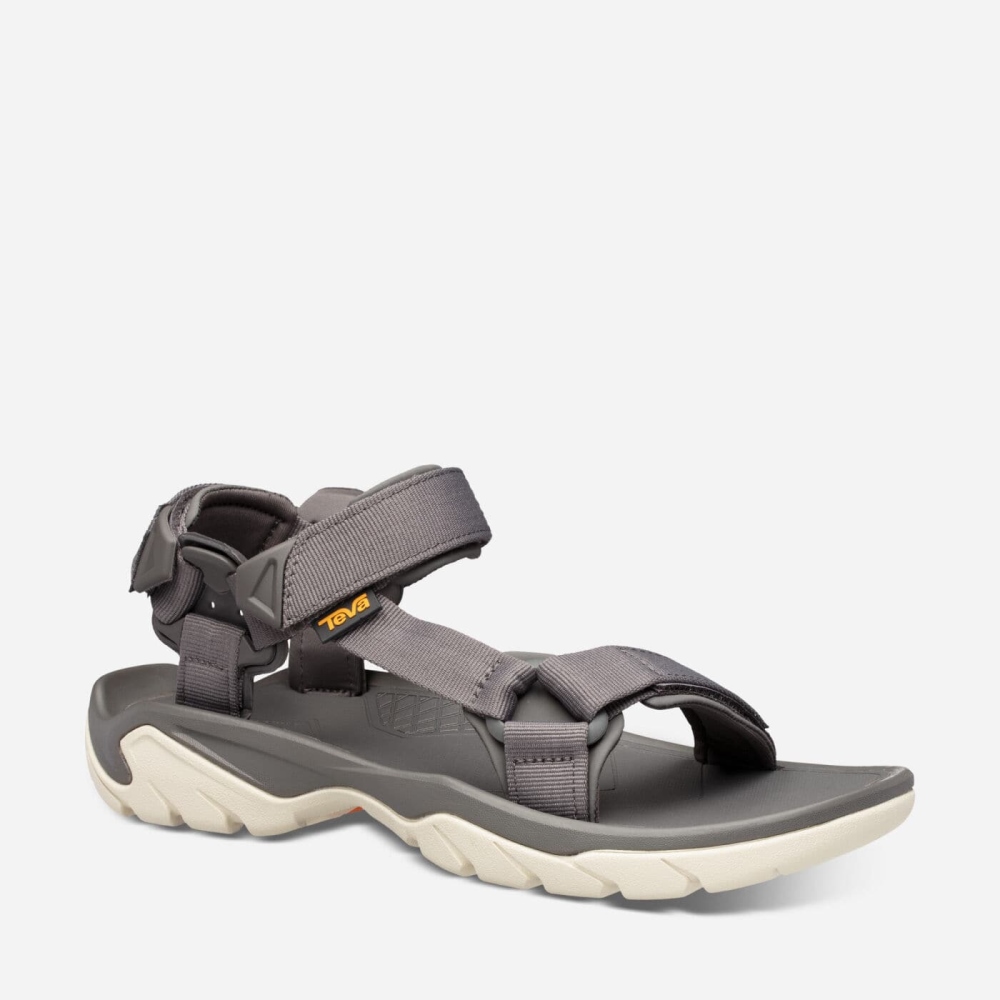 Grey Men's Teva Terra Fi 5 Universal Sandals | 081-CPJZIY