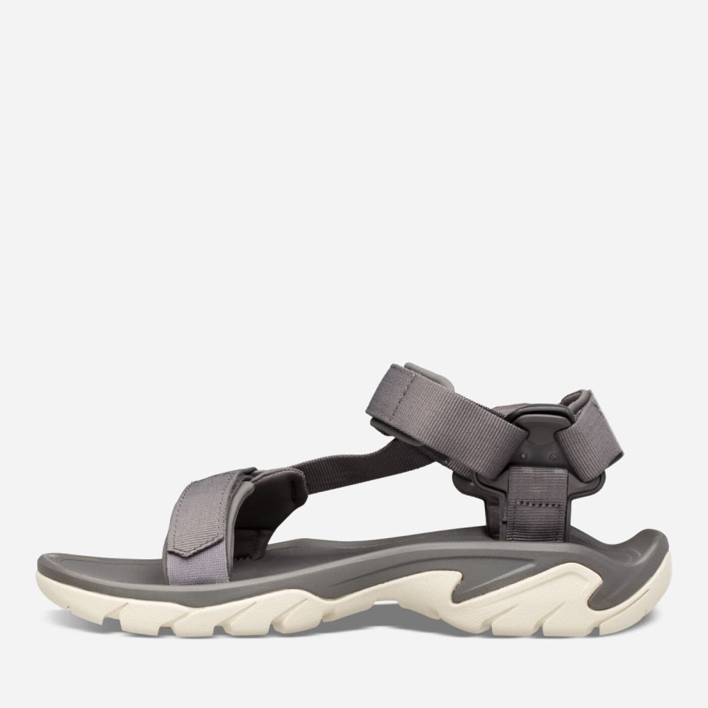 Grey Men's Teva Terra Fi 5 Universal Sandals | 081-CPJZIY