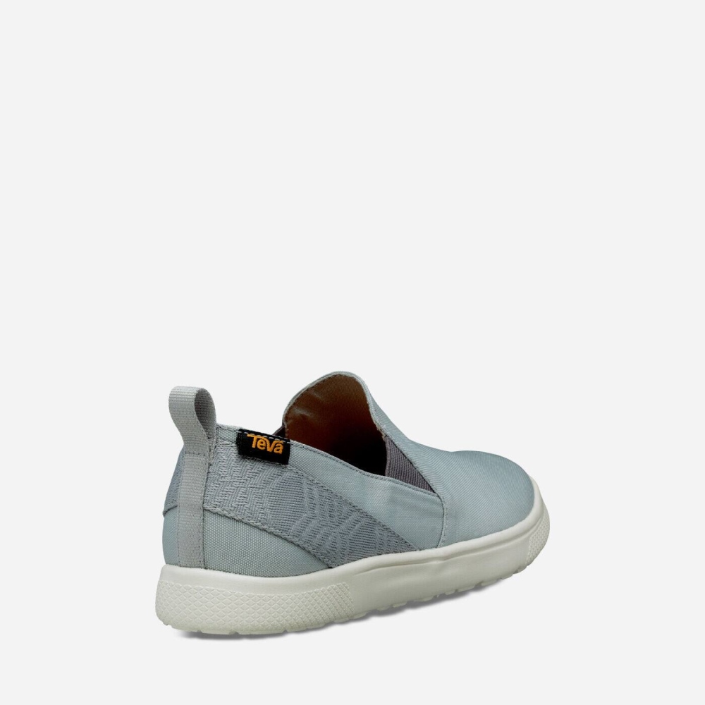 Grey Men's Teva Voya Slip On Sneakers | 834-OTMWFG