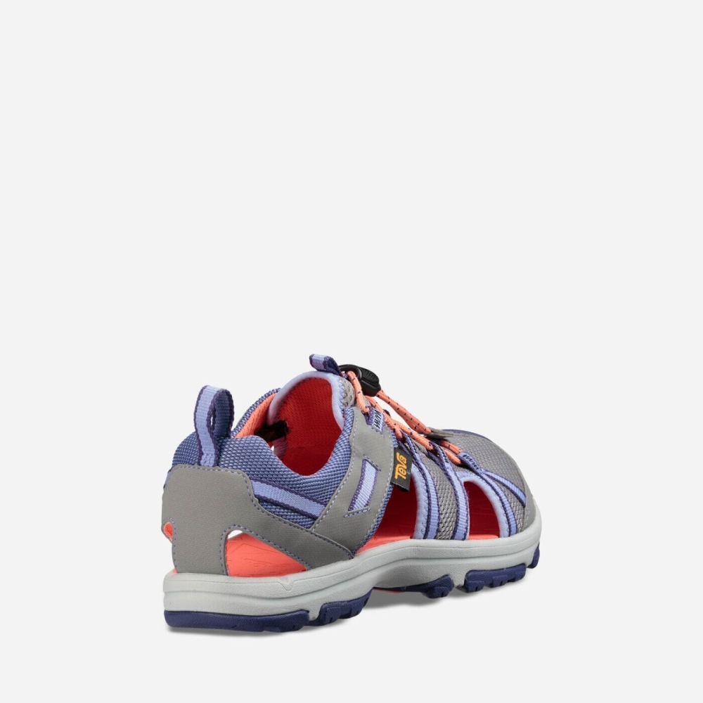 Grey Purple Kids' Teva Manatee Hiking Shoes | 462-HTNVSA