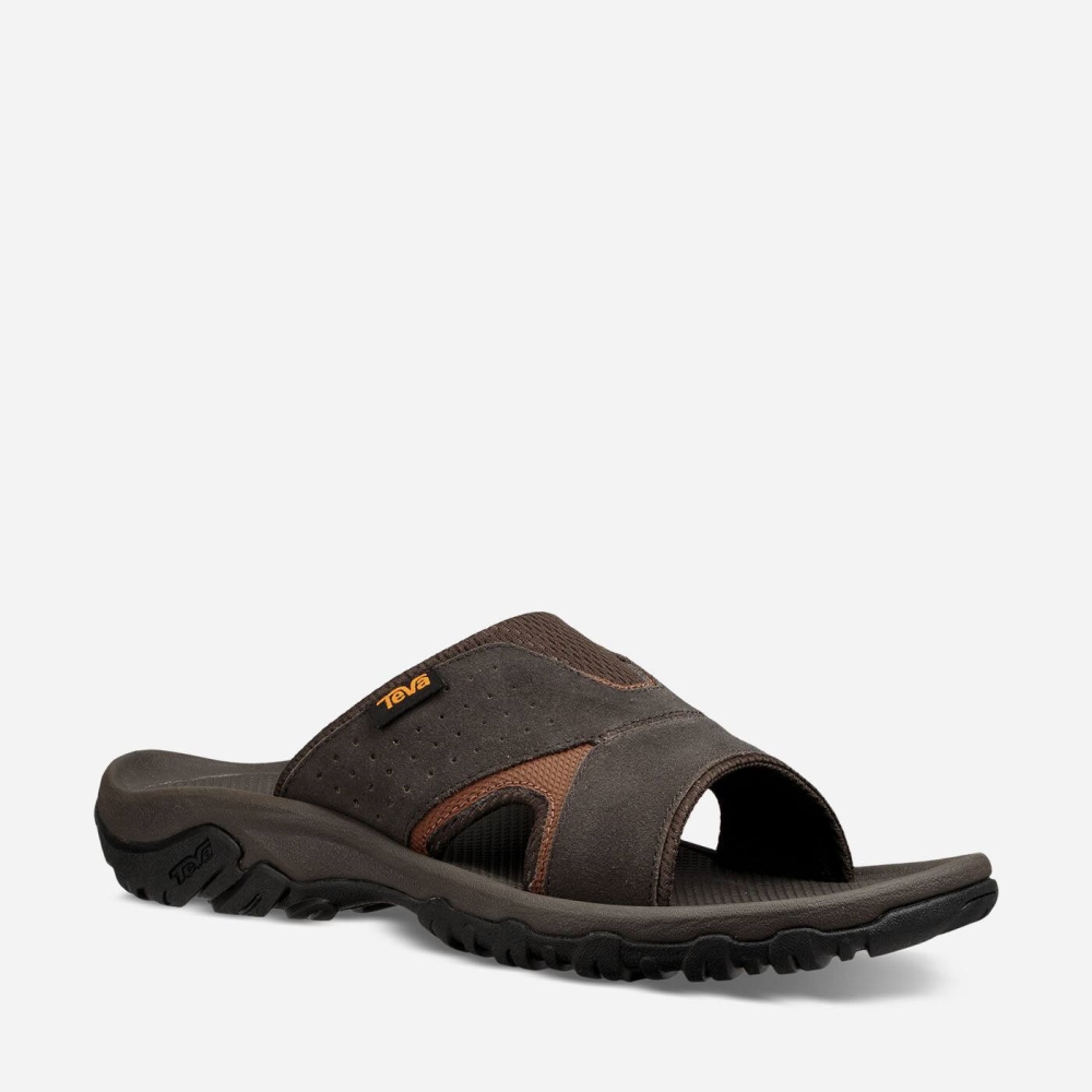 Khaki Men's Teva Katavi 2 Slide Hiking Sandals | 405-GFHDER