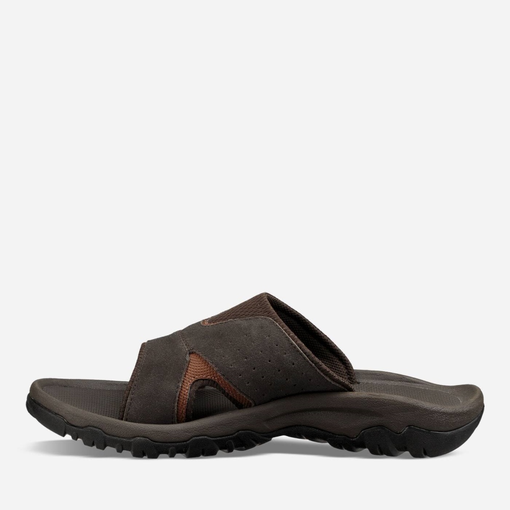Khaki Men's Teva Katavi 2 Slide Hiking Sandals | 405-GFHDER
