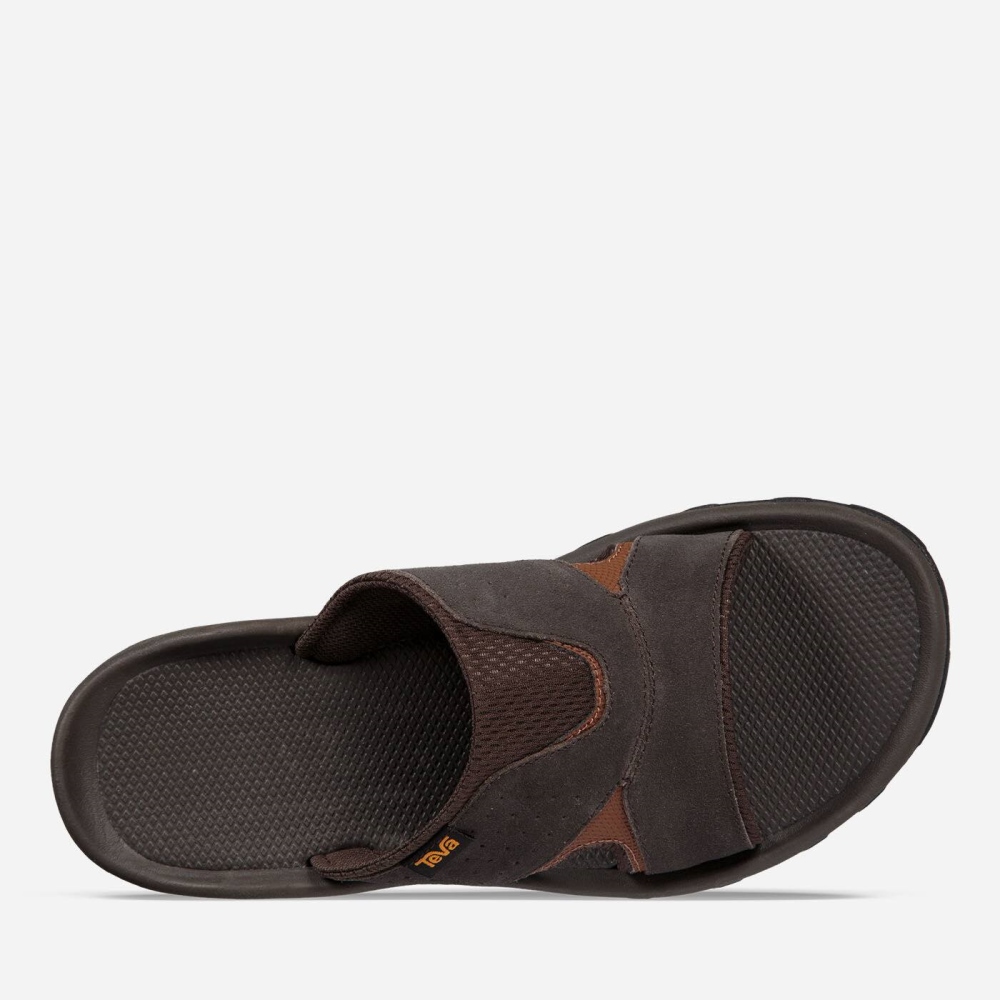 Khaki Men's Teva Katavi 2 Slide Hiking Sandals | 405-GFHDER