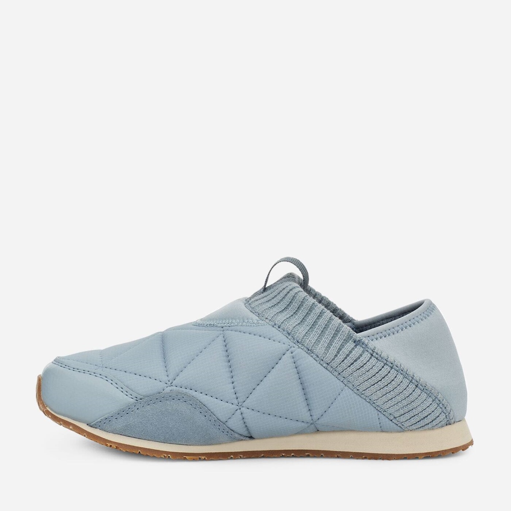 Light Blue Women's Teva Ember Moc Slip On Shoes | 547-PEYTMH