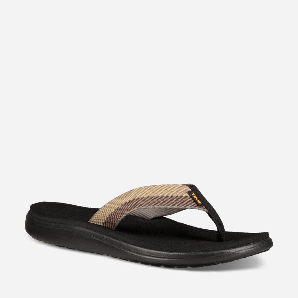 Multicolor Men's Teva Voya Flip Flops | 804-MJSNDP