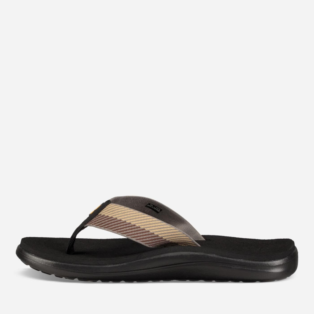 Multicolor Men's Teva Voya Flip Flops | 804-MJSNDP