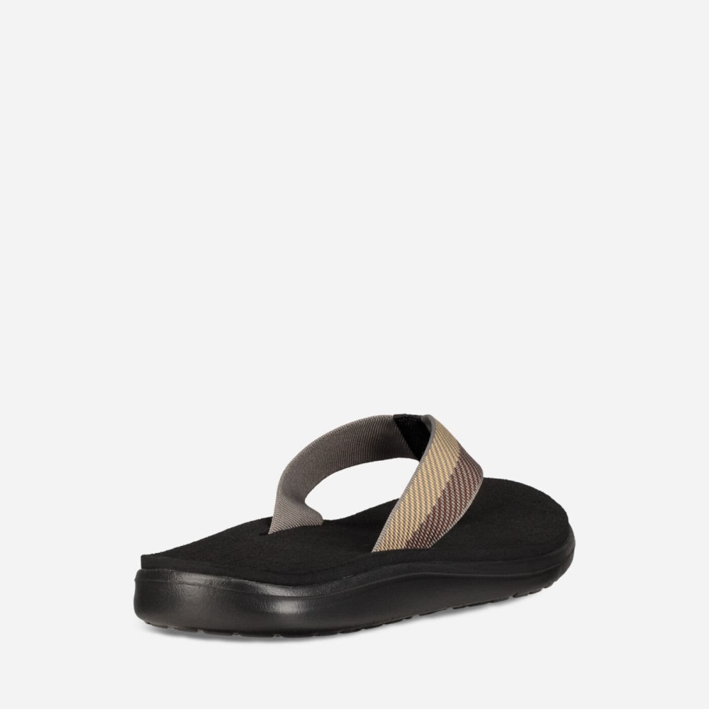 Multicolor Men's Teva Voya Flip Flops | 804-MJSNDP