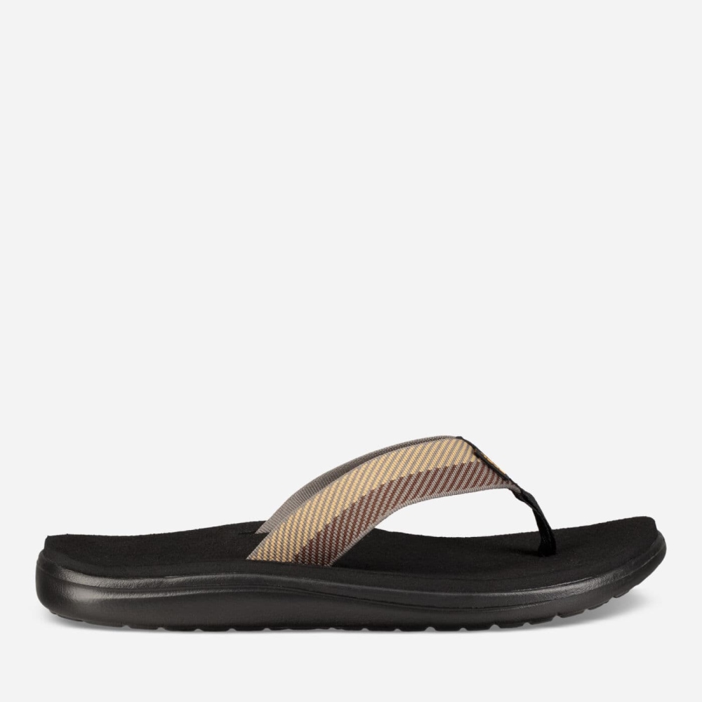 Multicolor Men\'s Teva Voya Flip Flops | 804-MJSNDP