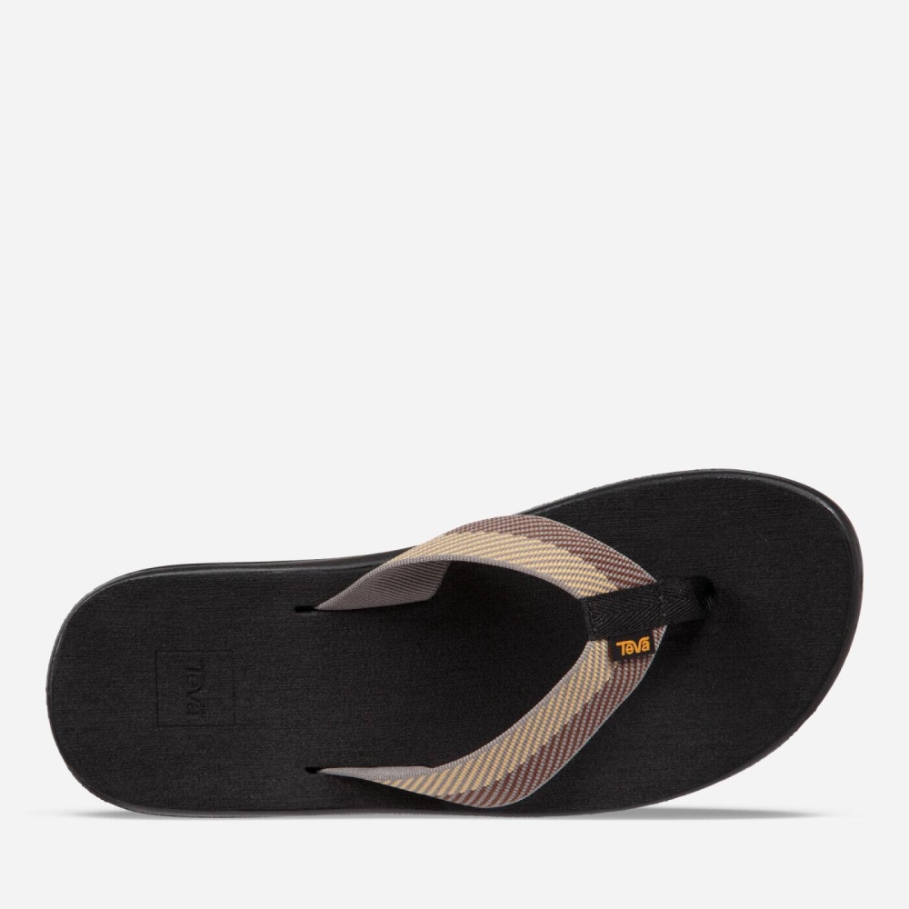 Multicolor Men's Teva Voya Flip Sandals | 158-WCERYD
