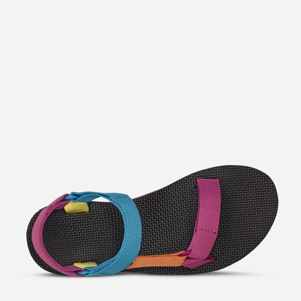 Multicolor Women's Teva Flatform Universal Flatform Sandals | 572-ELROZH