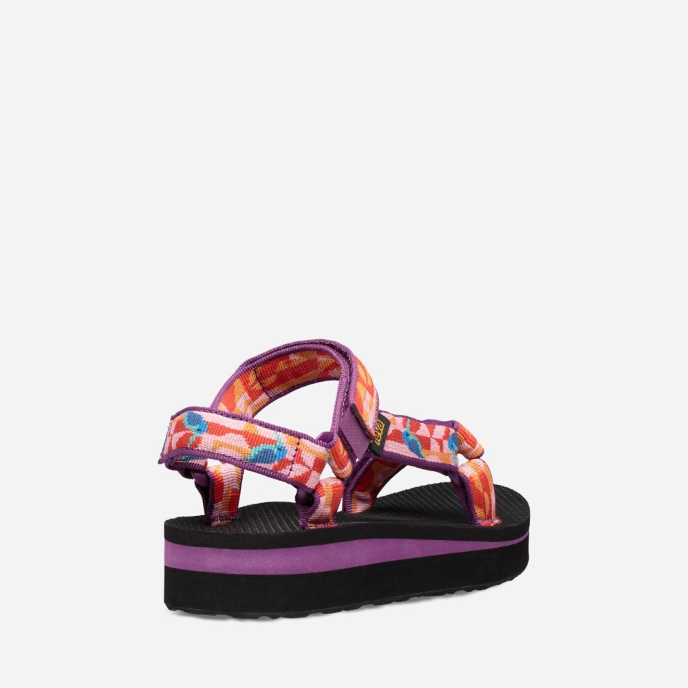 Multicolor Women's Teva Midform Universal Flatform Sandals | 349-SQNHZO