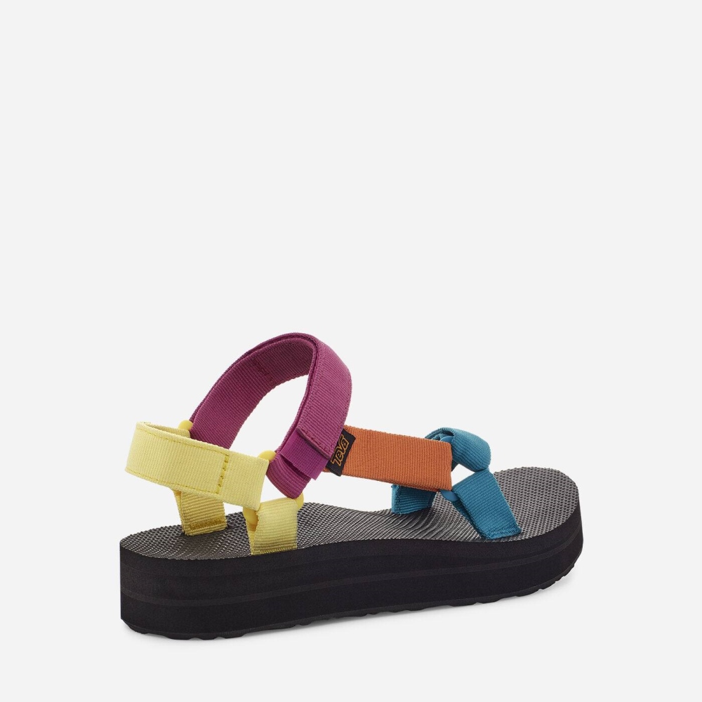 Multicolor Women's Teva Midform Universal Flatform Sandals | 356-XBLEZU