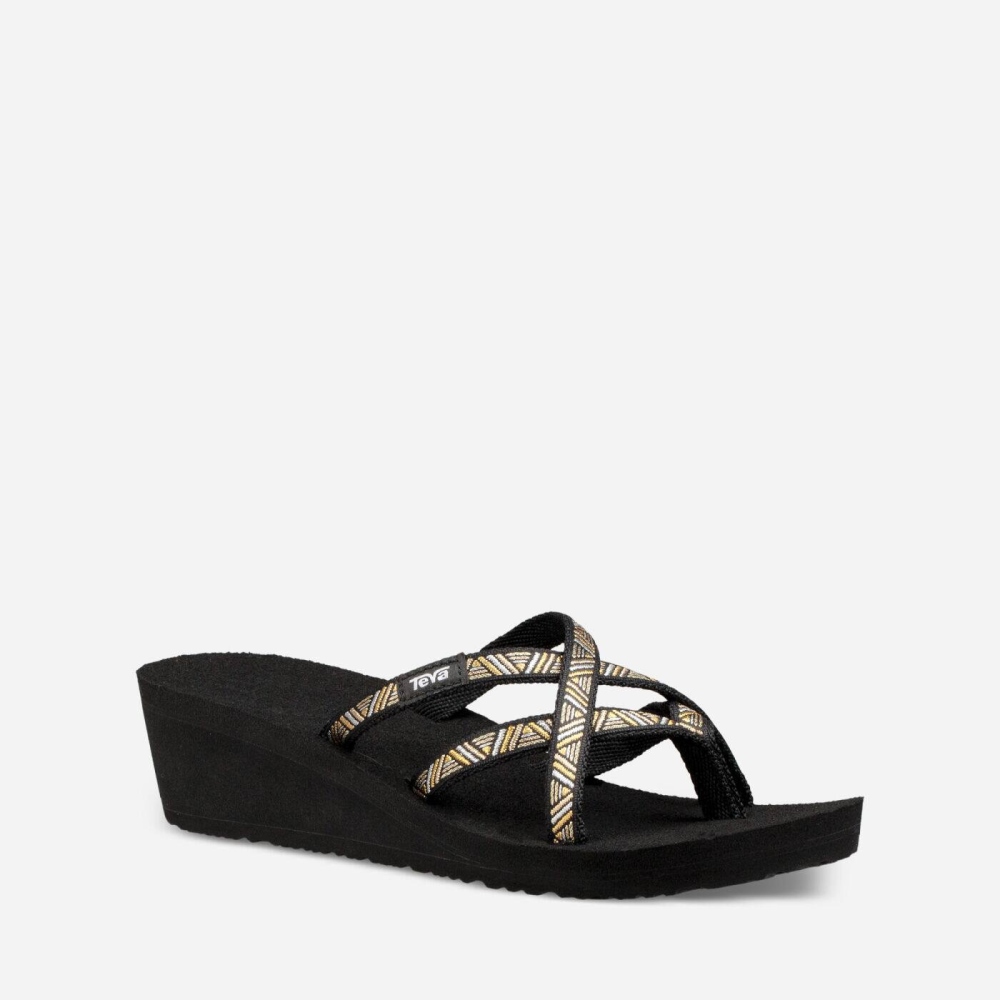 Multicolor Women's Teva Mush Mandalyn Ola 2 Wedge Sandals | 981-MVIJCR