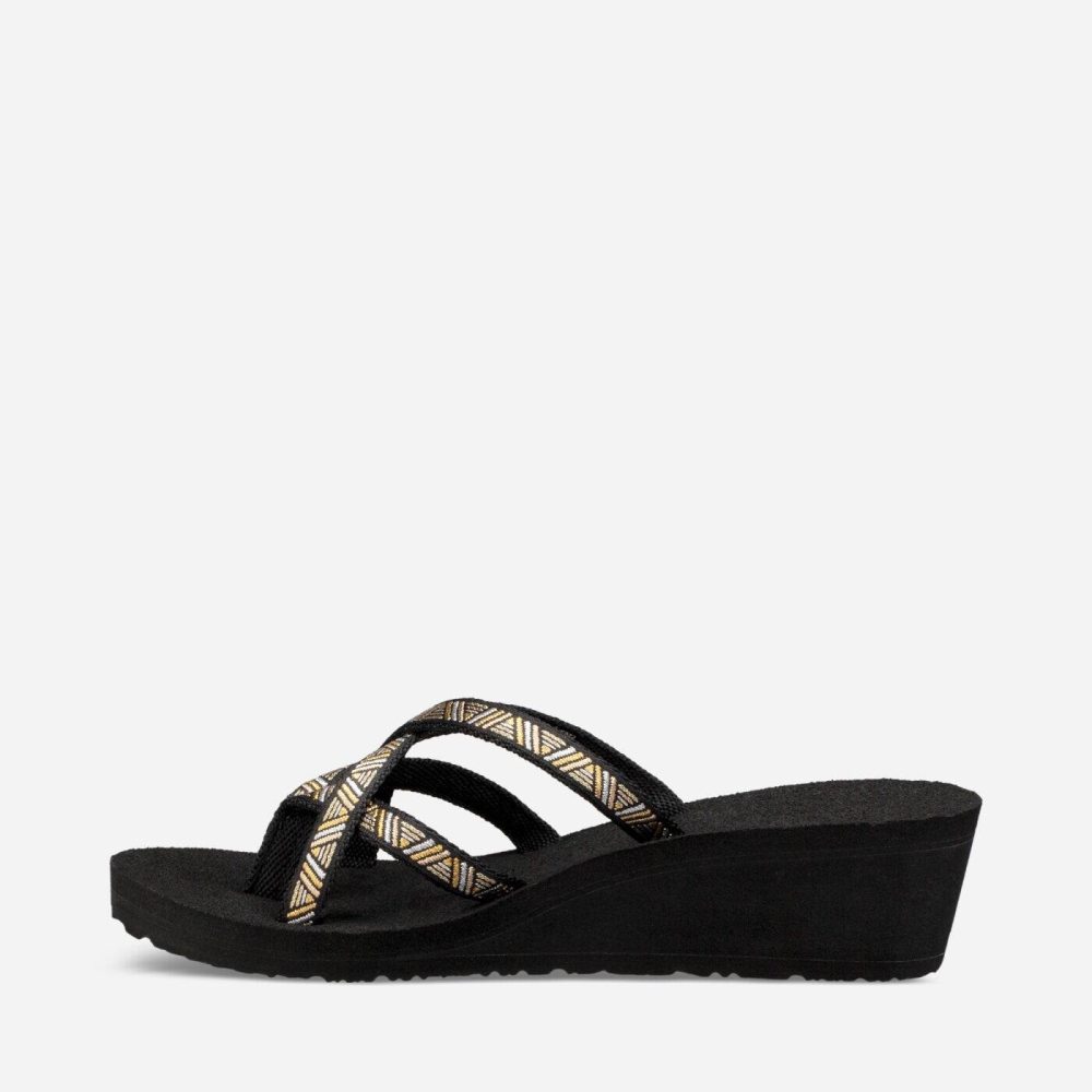 Multicolor Women's Teva Mush Mandalyn Ola 2 Wedge Sandals | 981-MVIJCR
